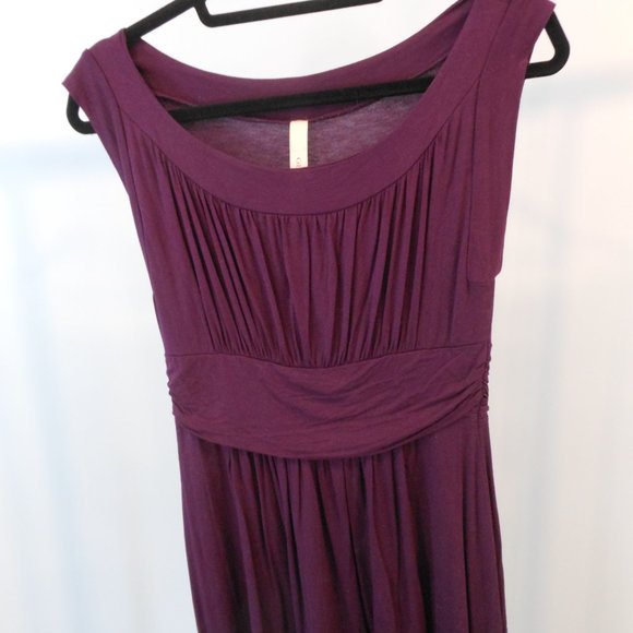 Modcloth Plum Dress - Size Large - Picture 3 of 6